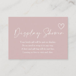 Oh Girl Baby Shower Visning Shower Tilläggskort