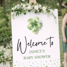 Oh Girl St. Patrick's Day Baby Shower Grön