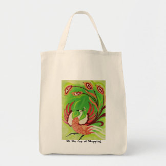 Oh glädjen av shoppingtotot tygkasse