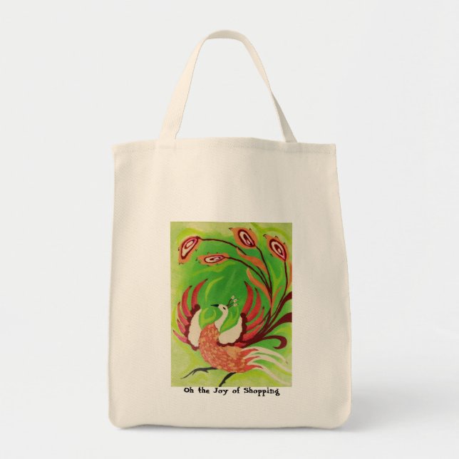 Oh glädjen av shoppingtotot tygkasse (Framsidan)