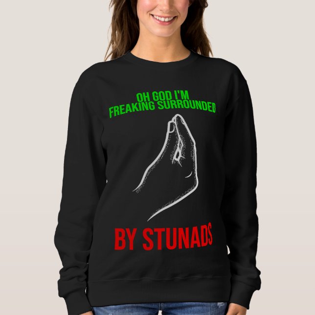 oh god I'm freaking surrounded by stunads Italy Va T Shirt (Framsida)