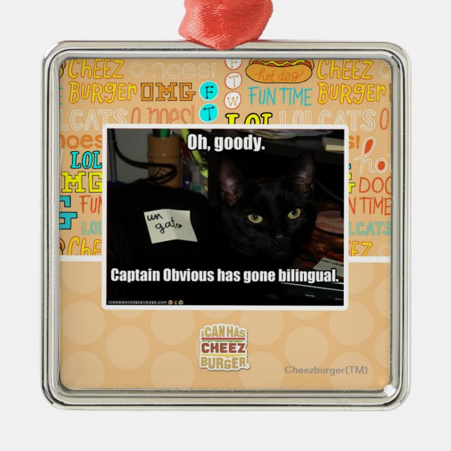 Oh goody. julgransprydnad metall (Framsidan)