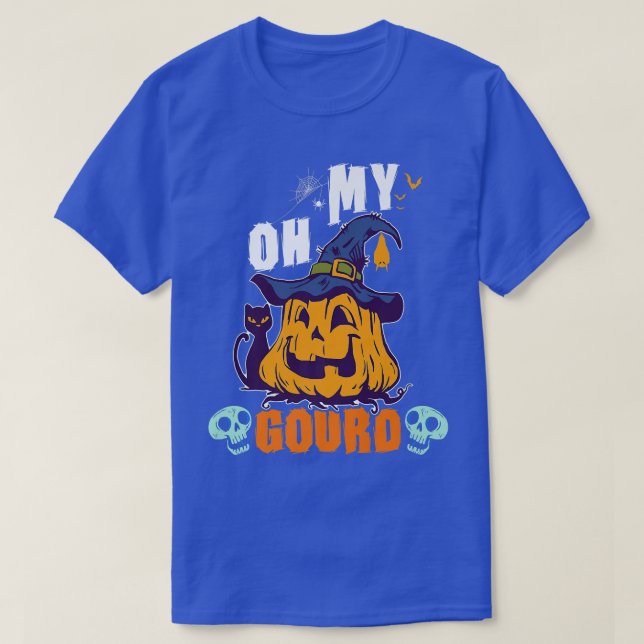Oh Gourd, Halloween Pumpkin T Shirt (Design framsida)
