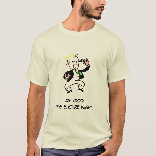 Oh gud. Det är euchrenatten Tee (Framsida)