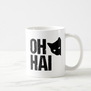 Oh Hai Funny Cat Kaffemugg