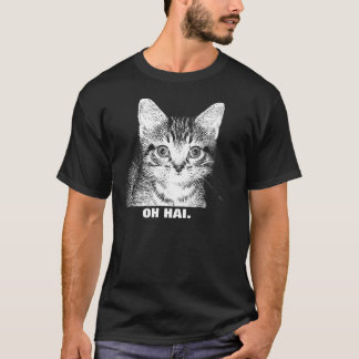 "OH HAI.", - Kattungeskjortamanar Tröja