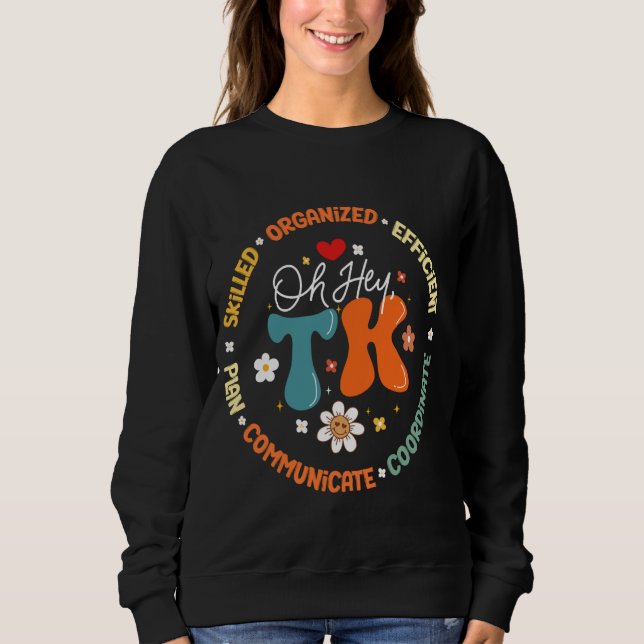 OH Hej TK Squad Transitional Kindergarten tillbaka T Shirt (Framsida)