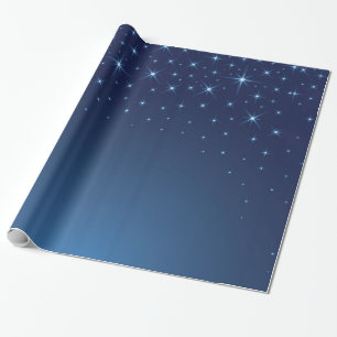 Oh heliga för natt glänsande stjärnor ljust presentpapper