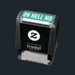 OH HELL NO Funny Nope Meme Sarcasm Humor Joke Självfärgande Stämpel<br><div class="desc">Lägg till lite humor i trångt pappersarbete. Text på detta självtryckande gummi frimärke kan anpassas. Ditt val av bläck färg. Enkel modern minimalistisk utformning med sarkastiskt citat ger höger. Gör en rolig gag-gåva till en kontorsmedarbetare, en anställd, chef, sekreterare, administrativ assistent, kontorschef, lärare osv. Vill du jobba? Faktiskt, OH HELL...</div>