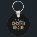 Oh Hey 2nd Second Grade Ck To School Leopard For T Nyckelring<br><div class="desc">Oh Hey 2nd Second Grade Ck To School Leopard For Teachers</div>