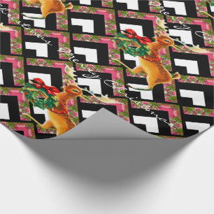Oh hjort är det jul presentpapper