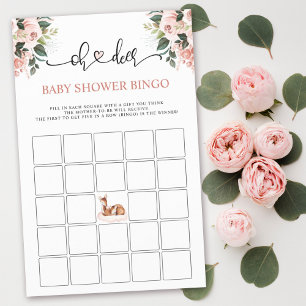 Oh Hjort Baby Shower Bingo Shower Games