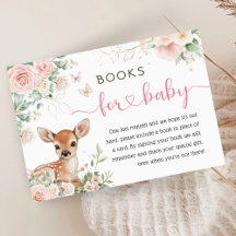 Oh Hjort Baby Shower Girl Bokar för Baby