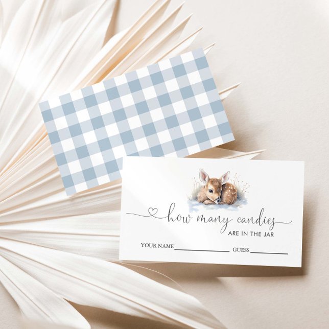 Oh Hjort Baby Shower gissar hur många kaniner. Tilläggskort (Skapare uppladdad)