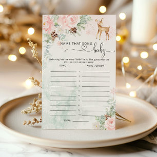 Oh Hjort Baby Shower Namn den där sång-matchen