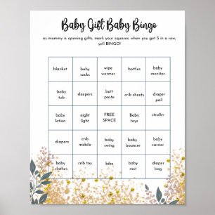 Oh Hjort babyduschspel Poster