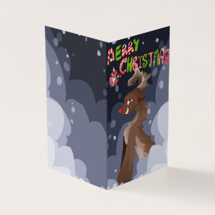 Oh Hjort christmas kort