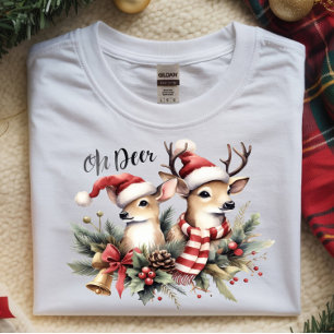 Oh Hjort Festive T Shirt