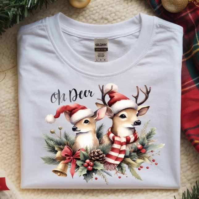 Oh Hjort Festive T Shirt (Skapare uppladdad)