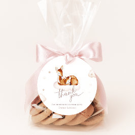 Oh Hjort Gender Neutral Watercolor Baby Shower Gåvor Etiketter