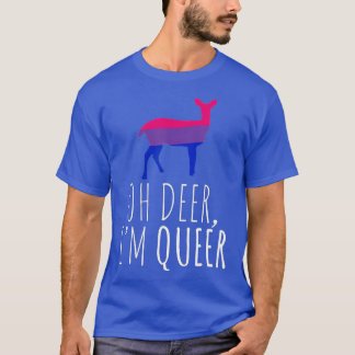 Oh Hjort Im Queer Lgbt Bisexual Pride Gay Lesbisk T Shirt