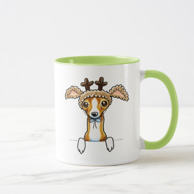 Oh Hjort Italienska Greyhound Mugg (Höger)