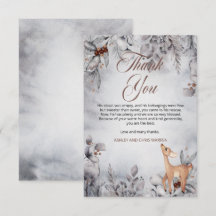 Oh Hjort Rustic Winter Blommigt Baby Shower