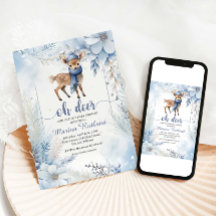 Oh Hjort Winter Baby Shower Elegant