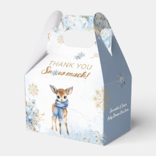 Oh Hjort Winter Pojke Shower Presentaskar