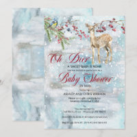 Oh Hjort Woodland Animals Baby Shower by Mail