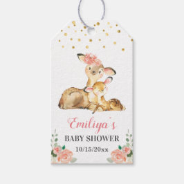 Oh Hjort Woodland Baby Shower Sprinkle Guest Favor Presentetikett