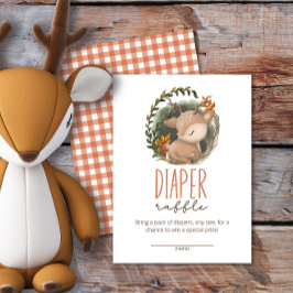 Oh Hjort Woodland Diaper raffle biljett Tilläggskort