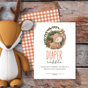 Oh Hjort Woodland Diaper raffle biljett Tilläggskort
