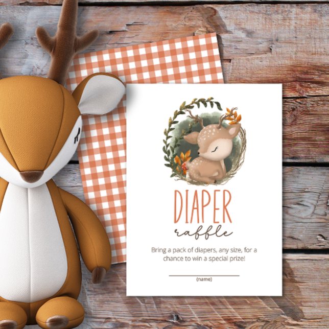 Oh Hjort Woodland Diaper raffle biljett Tilläggskort (Skapare uppladdad)