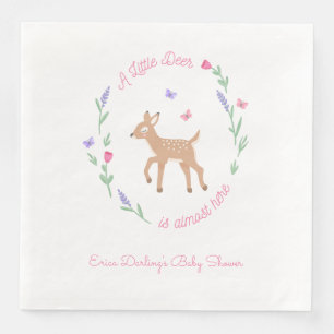 Oh Hjort Woodland Theme Baby Shower Pappersservett