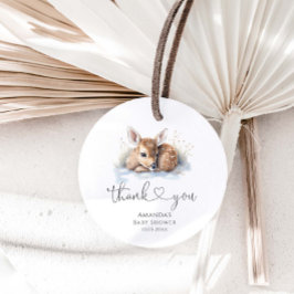 Oh Hjort Woodland Winter Baby Shower Gåvor Etiketter