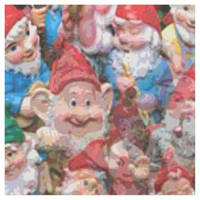 Oh I-Gnome som är höger Tyg (Närbild)