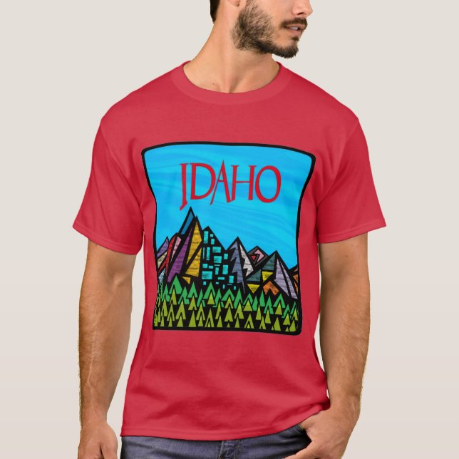 OH IDAHO Överstorlek T Shirt (Framsida)