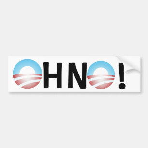 Oh ingen Anti Obama Bildekal