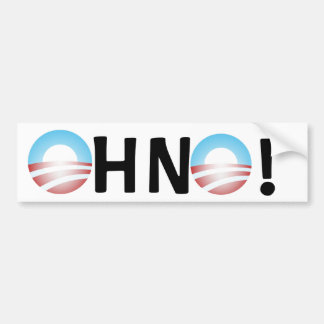Oh ingen Anti Obama Bildekal