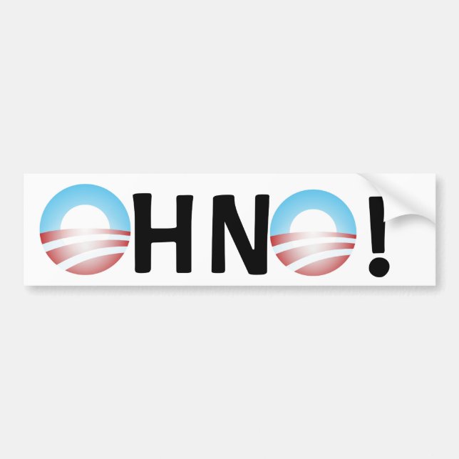 Oh ingen Anti Obama Bildekal (Framsidan)