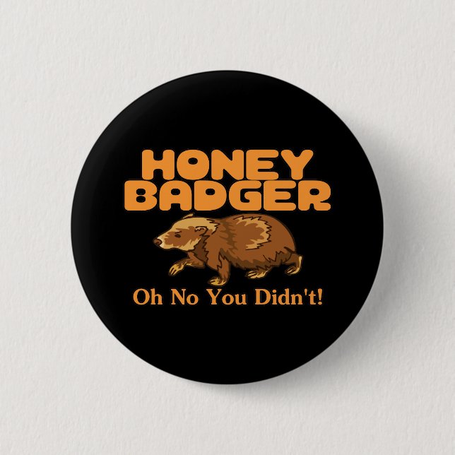 Oh ingen honey badger knapp (Framsida)
