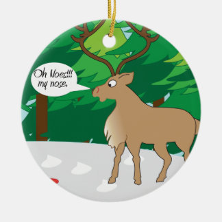 oh inte min näsprydnad julgransprydnad keramik