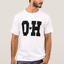 OH IO Ohio T-Shirt - Black