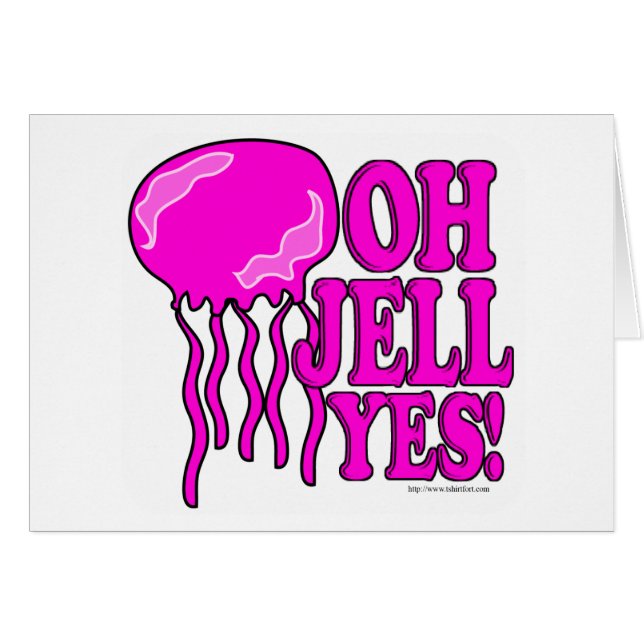 Oh Jell ja! Hälsningskort (Framsidan Horizontal)