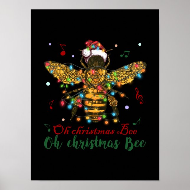 Oh jul Bee | Åh, julöl Poster (Framsidan)