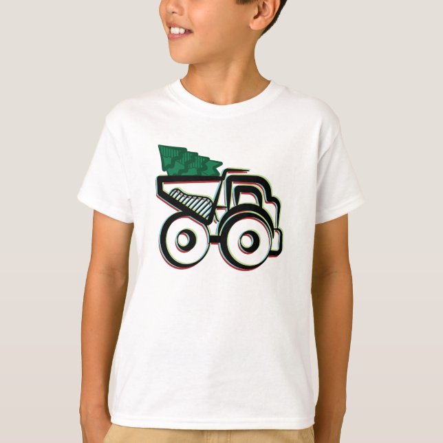Oh jul Lastbil T Shirt (Framsida)
