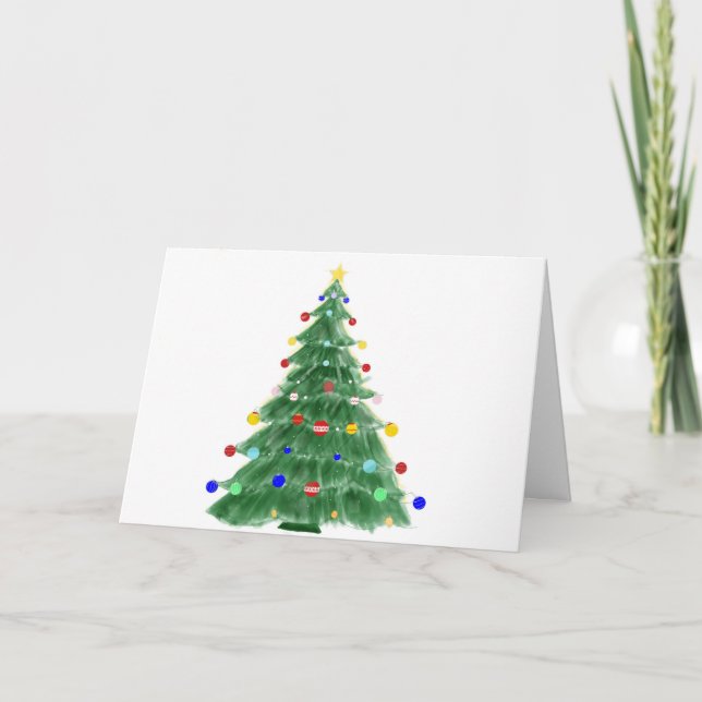 Oh Julgran Helgkort (Framsida)