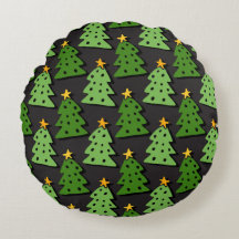 Oh Julgran Round Pillow
