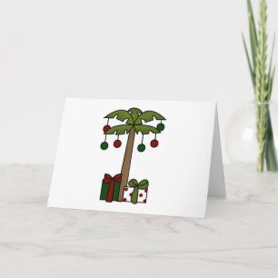 Oh julpalmträd helgkort